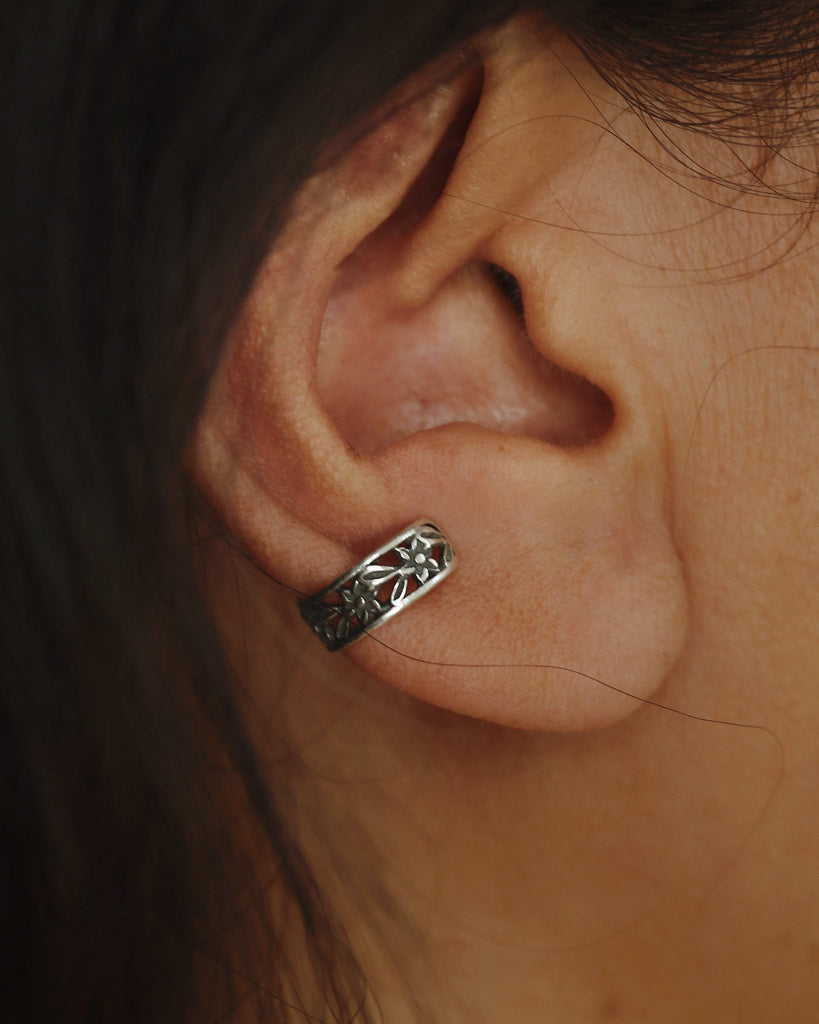 Ornate Floral Ear - Clip - Smith JewelsEarrings