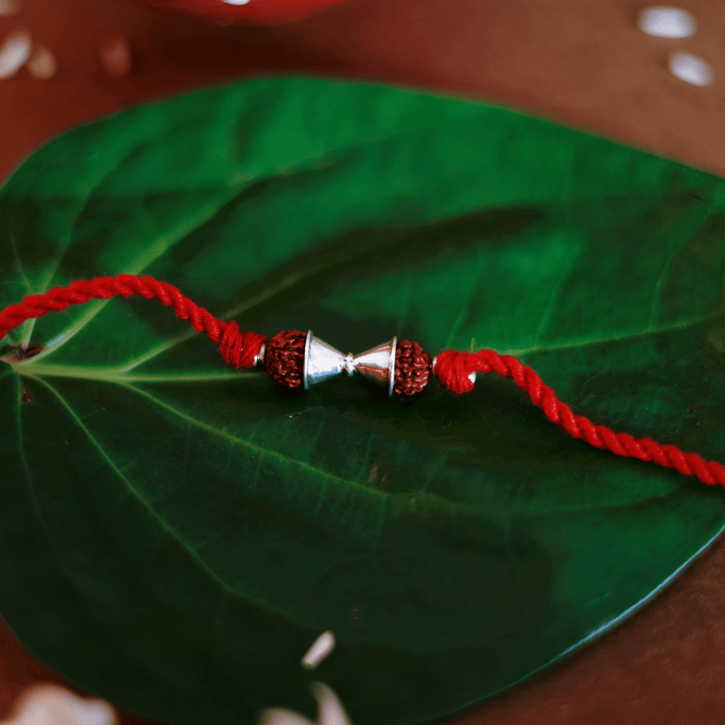Rudraksh Damru Rakhi | Bracelet - Smith JewelsRakhi