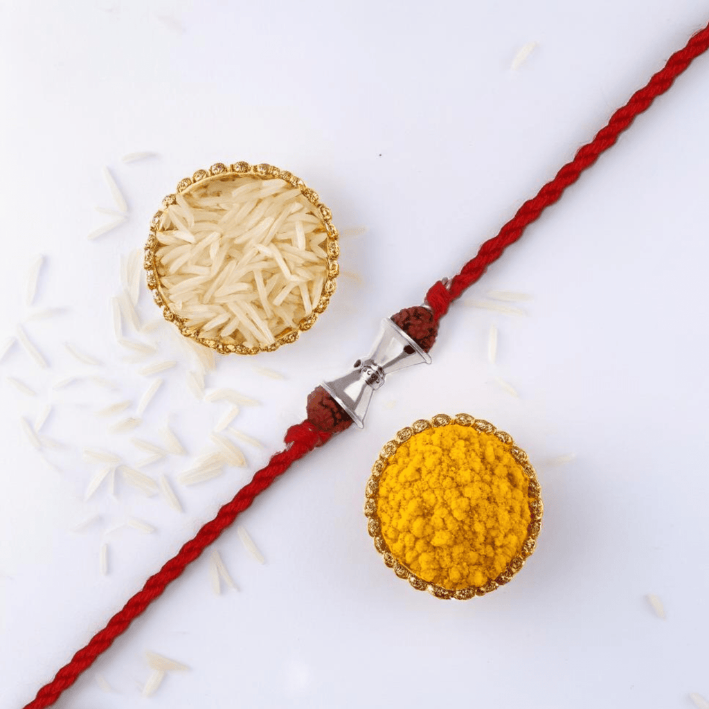 Rudraksh Damru Rakhi | Bracelet - Smith JewelsRakhi