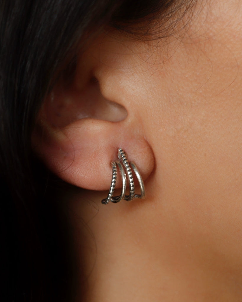 Stacked Band Earrings - Smith JewelsEarrings