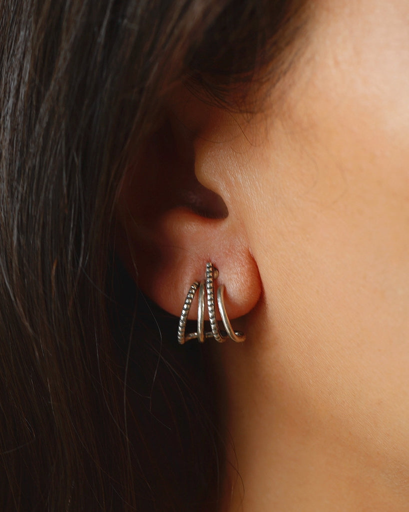 Stacked Band Earrings - Smith JewelsEarrings
