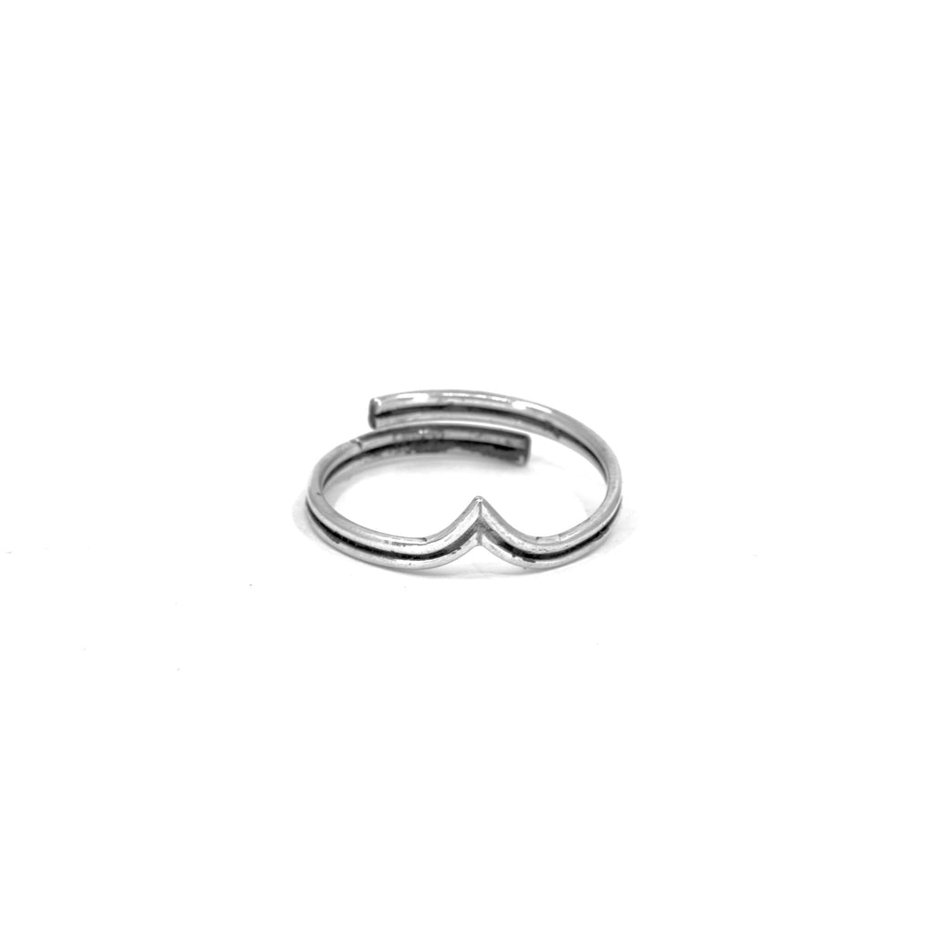 Stacked Chevron Middi Ring - Smith JewelsRing