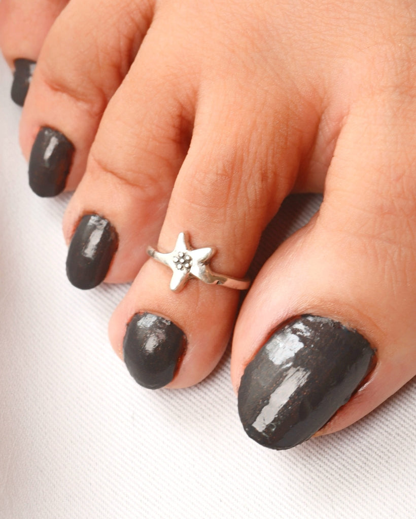 Starflower Toe Ring (Pair) - Smith JewelsToering