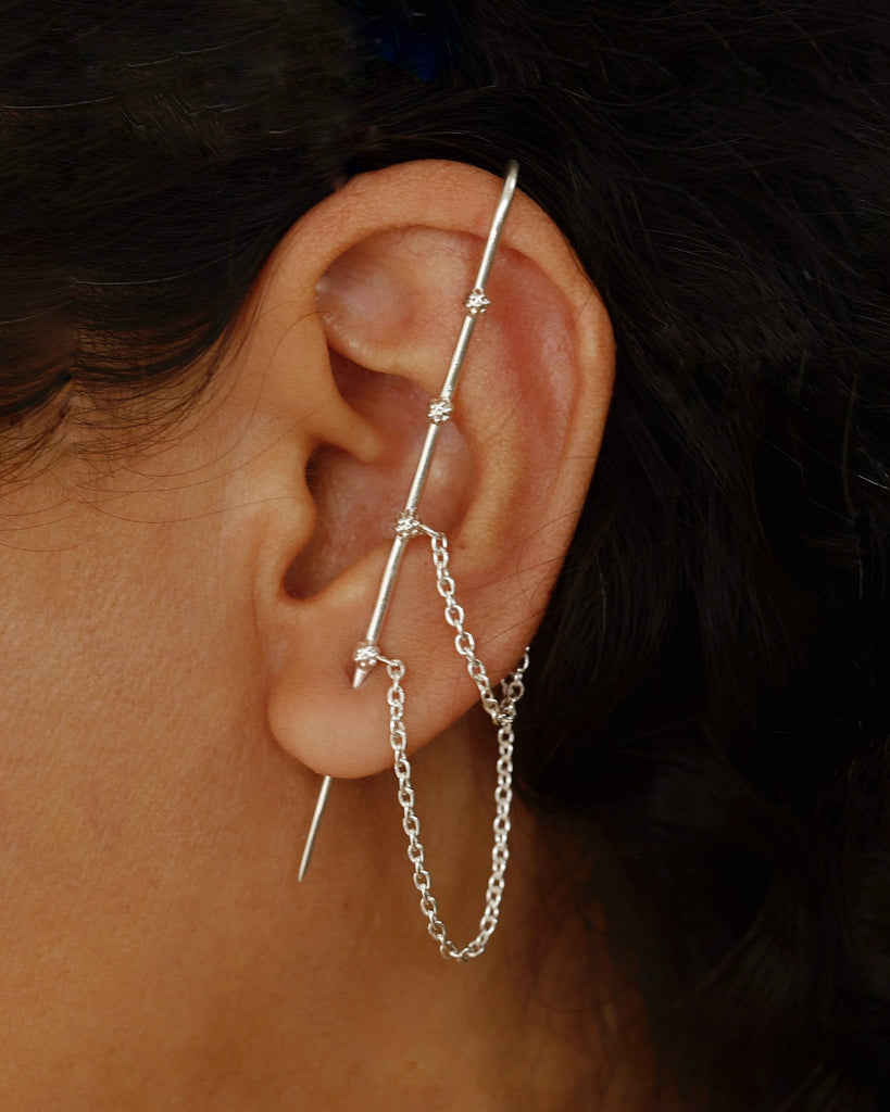 Stellar Spine Chain Earring - Smith JewelsEarrings