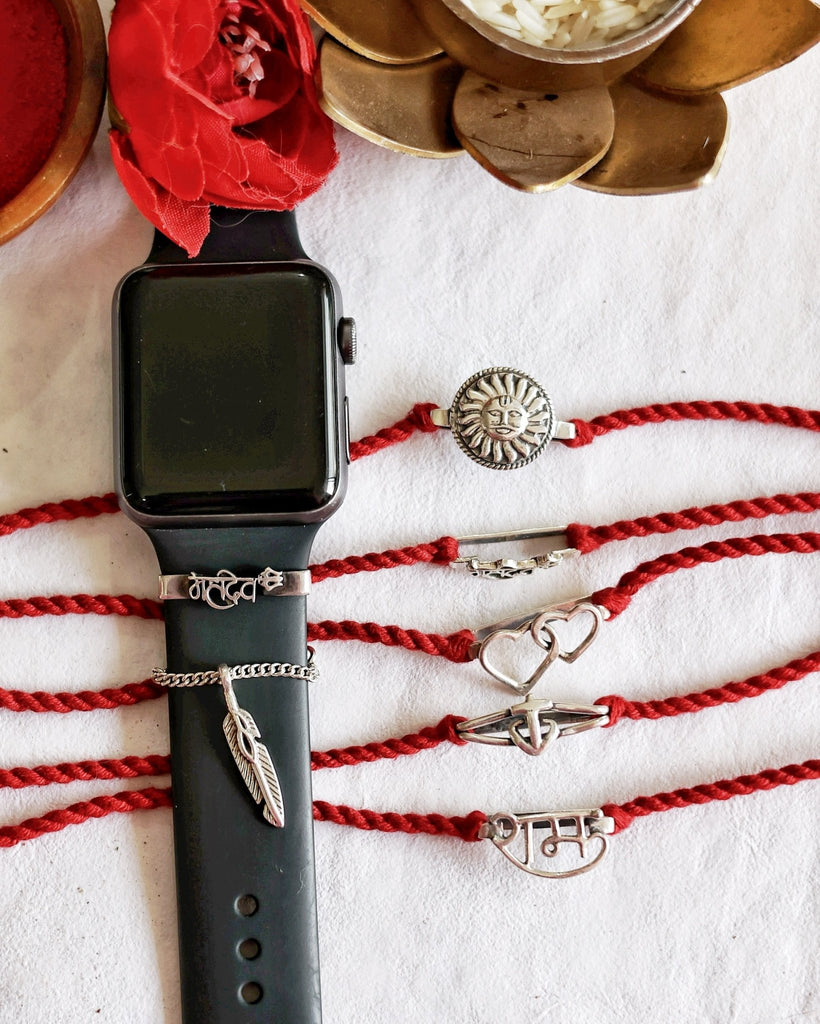 Surya Watch Charm Rakhi - Smith JewelsRakhi