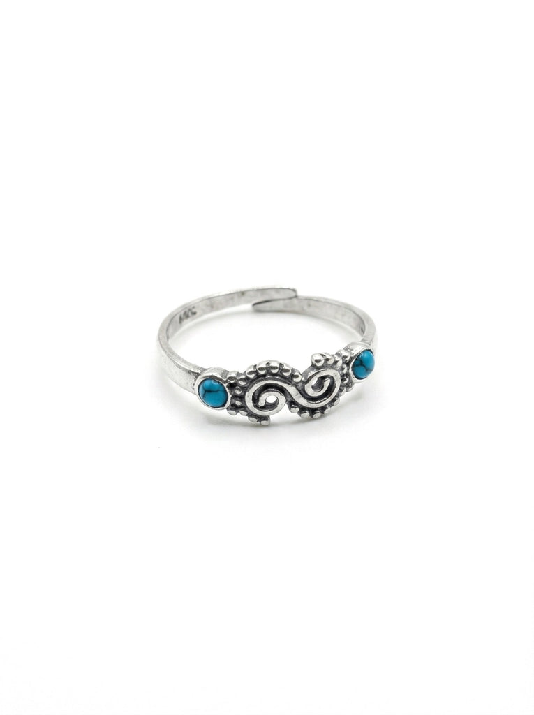 Tribal Bloom Big Thumb Toe Ring - Smith JewelsToering