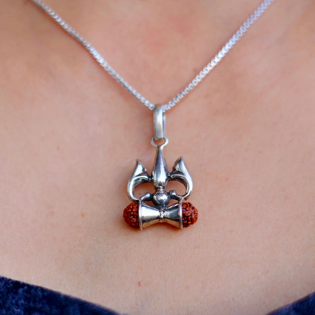 Trishul Damru Unisex Pendant - Smith Jewels