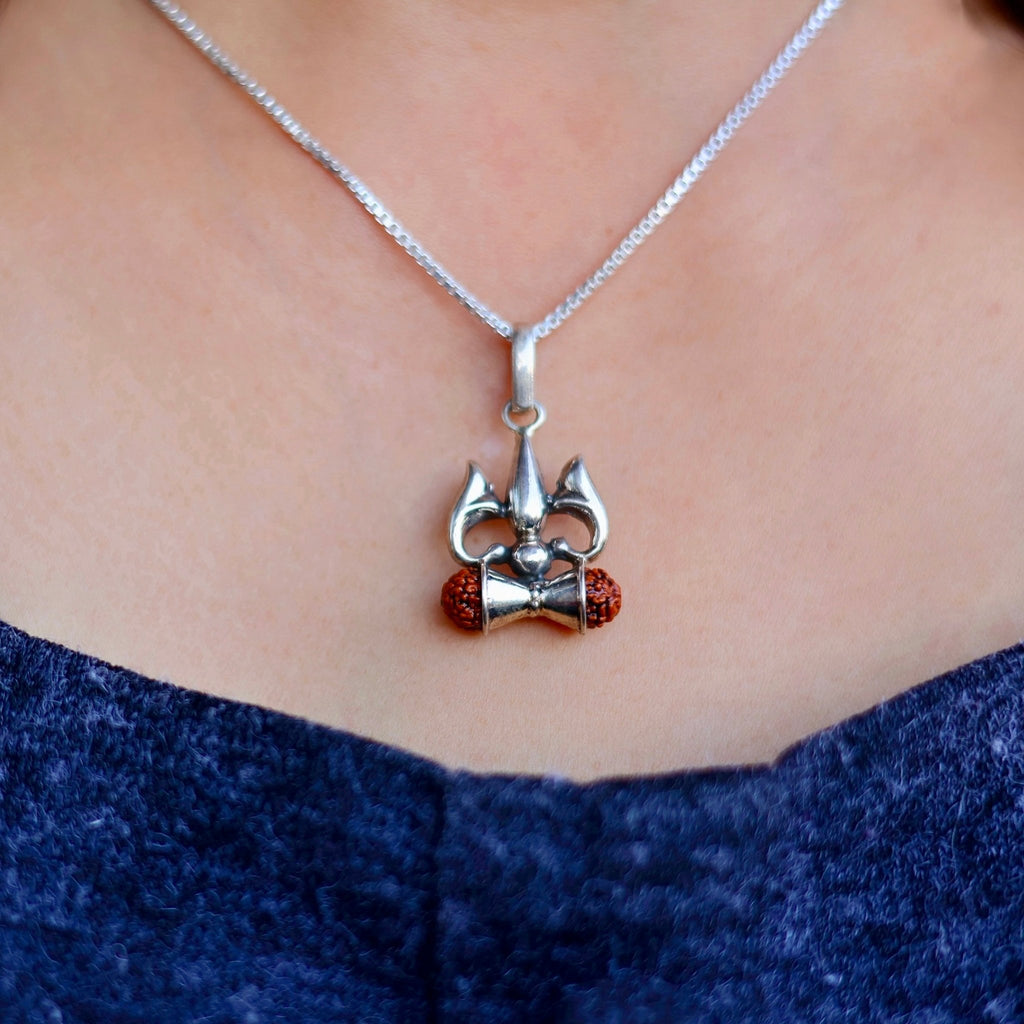 Trishul Damru Unisex Pendant - Smith Jewels