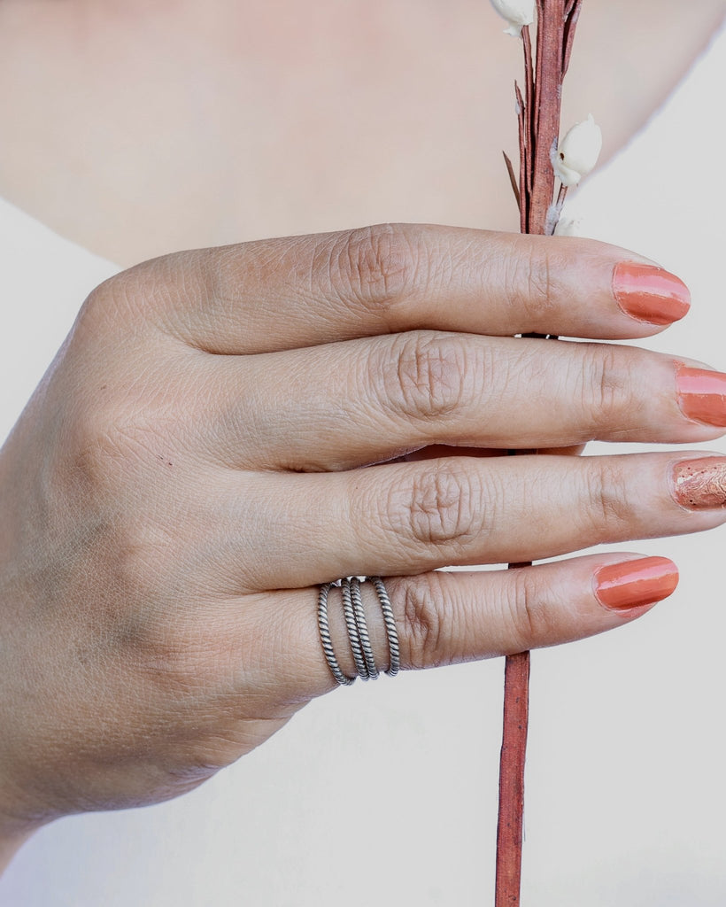 Twist of Fate Pinki Finger Ring - Smith JewelsRings