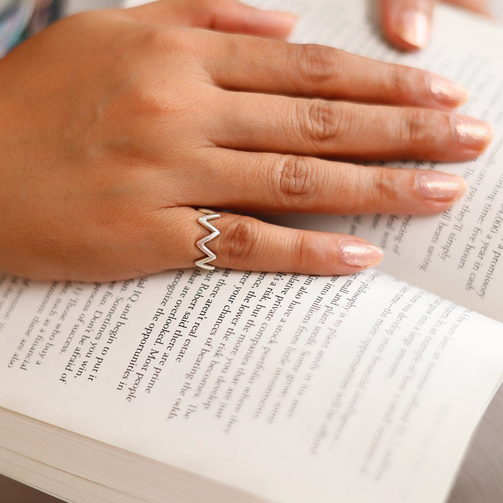 Zig - Zag Pinki Finger Ring - Smith JewelsRings