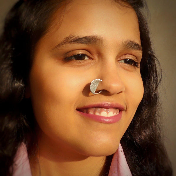 Ardh Chandra Nath (wire or Clip-on) - Smith Jewels