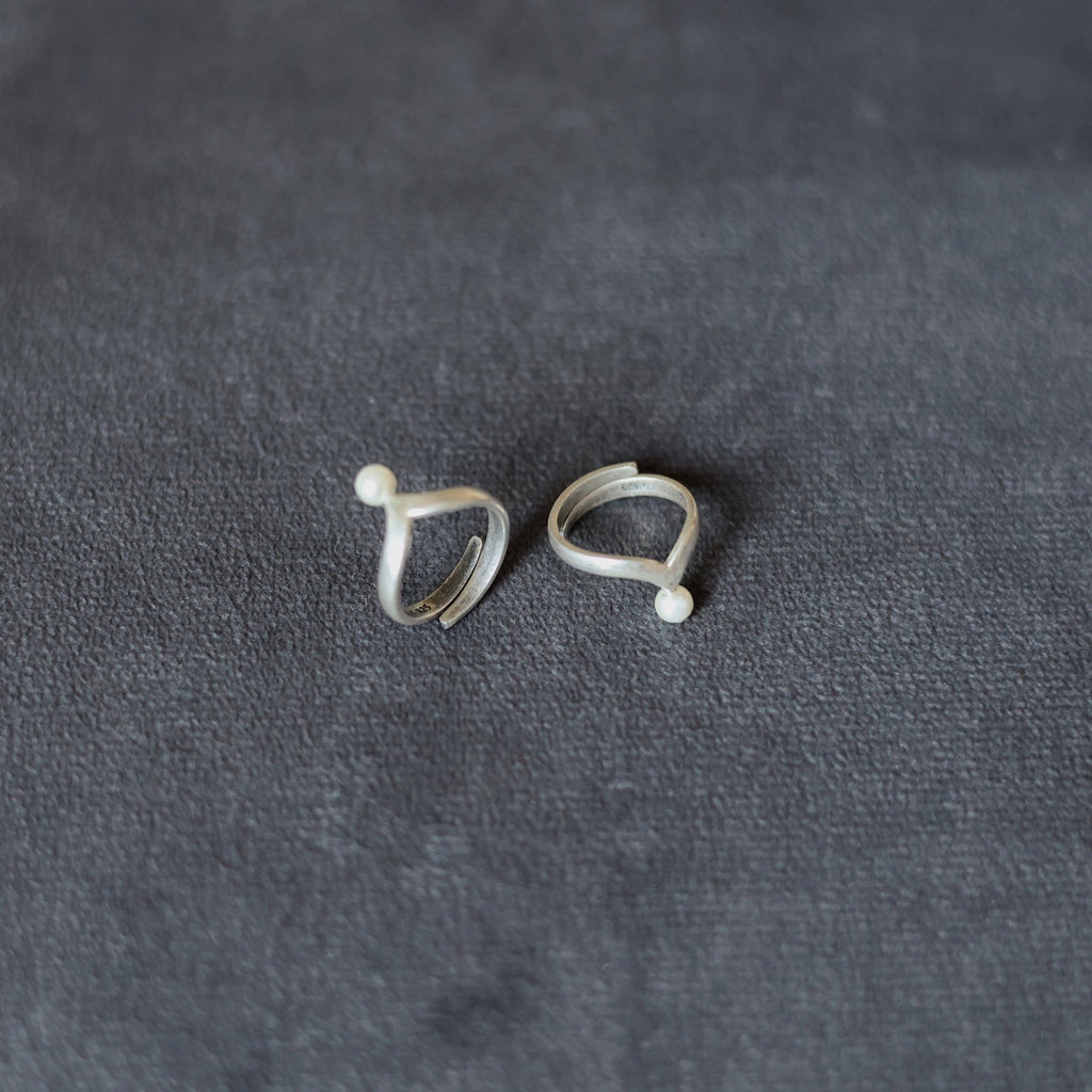 Crown Pearl Toe - Rings (Pair) - Smith JewelsToering