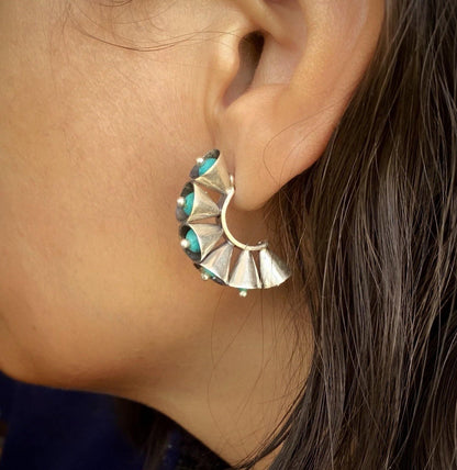 Turquoise Cones Earrings - Smith Jewels