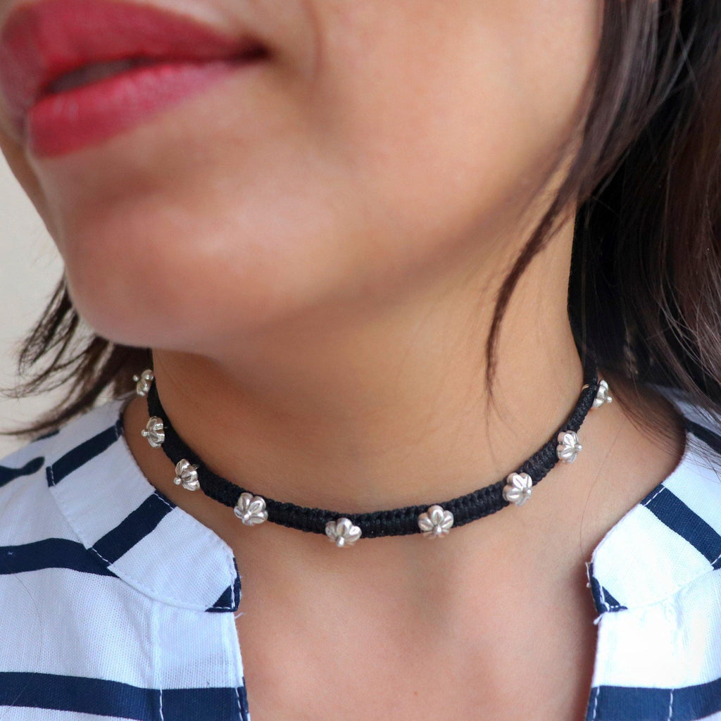 Flower Beads Choker - Smith JewelsNeck Wear