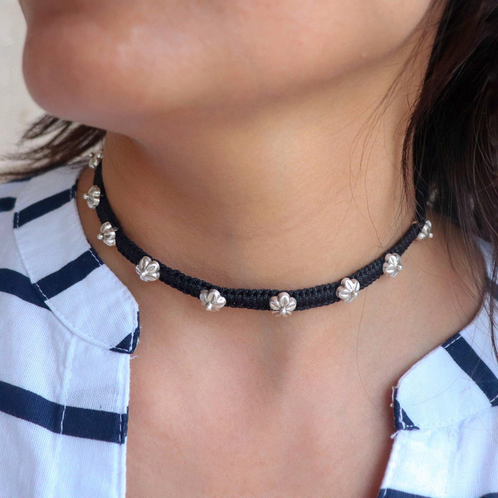 Flower Beads Choker - Smith JewelsNeck Wear