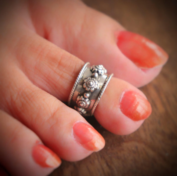 Flowers band Toering (Pair) - Smith Jewels