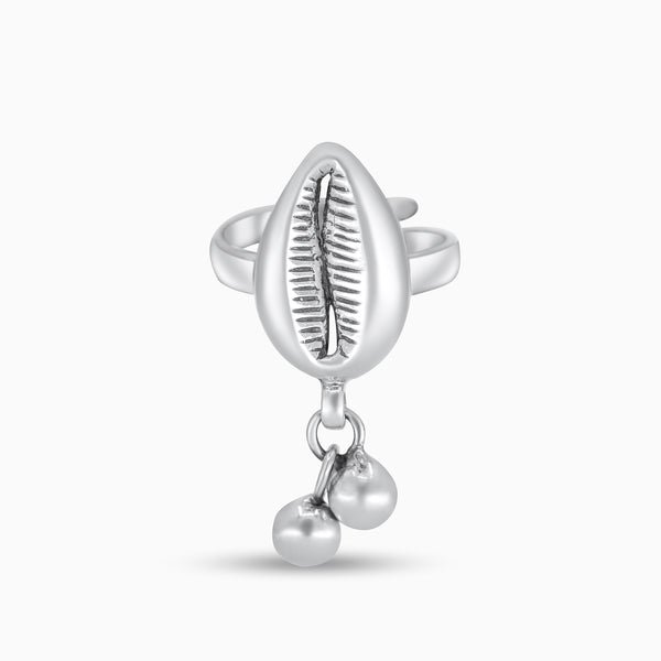 Cowrie Boho Ring