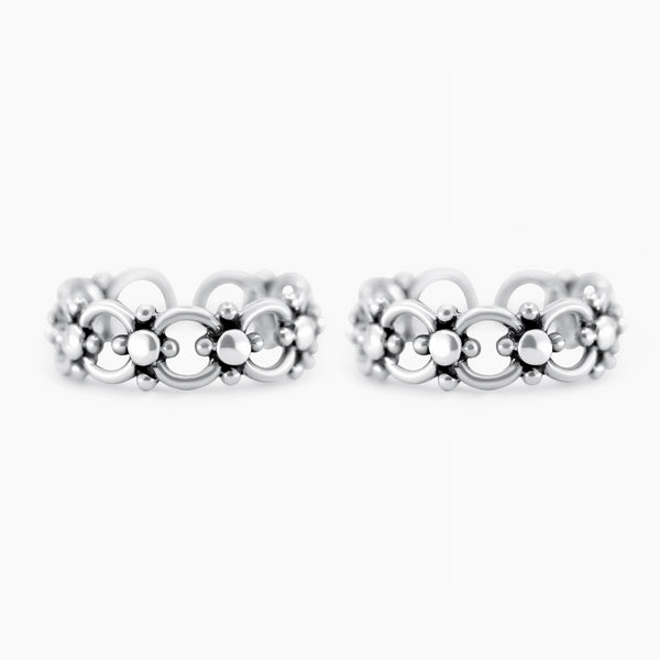 Filigree Band Toe-Rings (Pair)