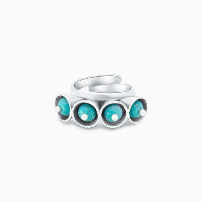 Turquoise Cones Ring