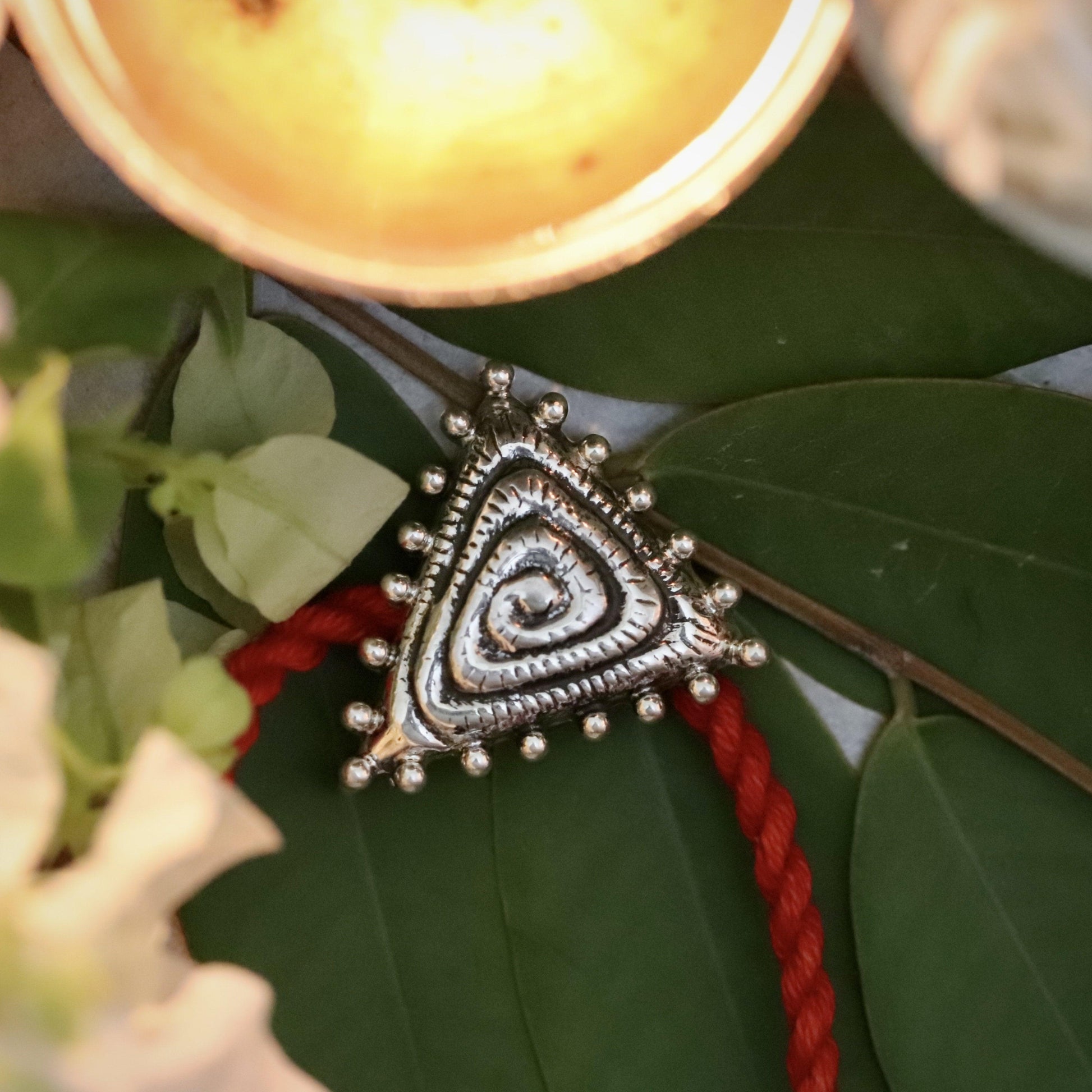 Handcrafted Einstein Spiral Rakhi cum Pendant - Smith Jewels