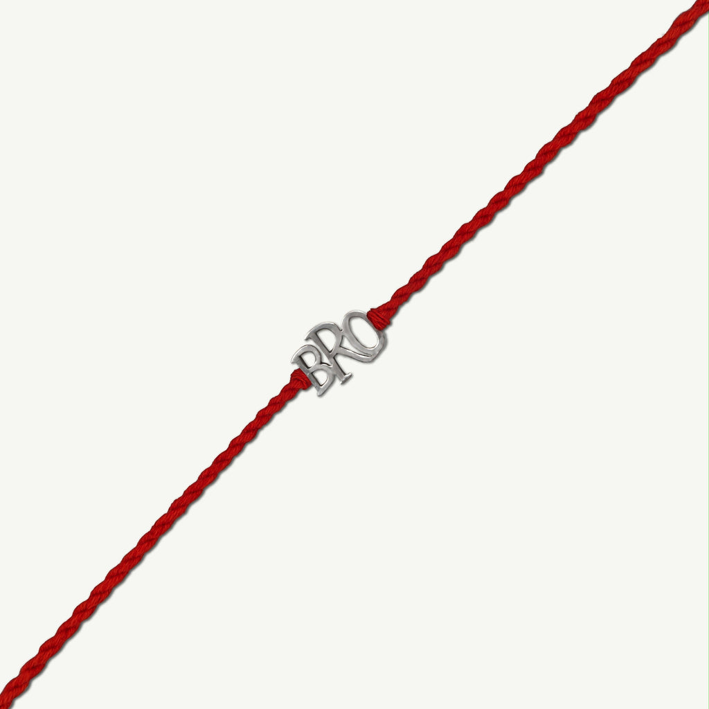 Handcrafted Silver Bro Rakhi - Smith Jewels