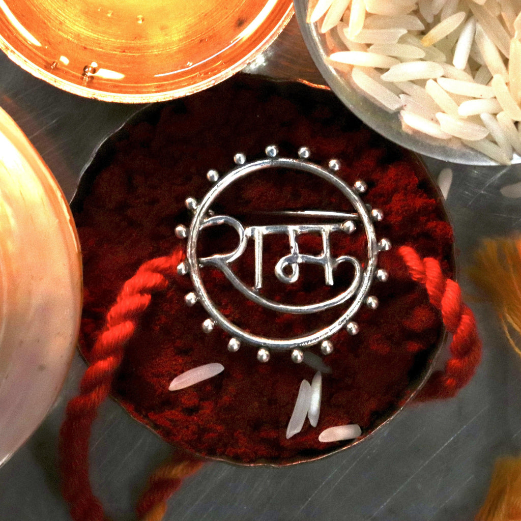 Handcrafted Silver Ram Rakhi cum Brooch - Smith Jewels