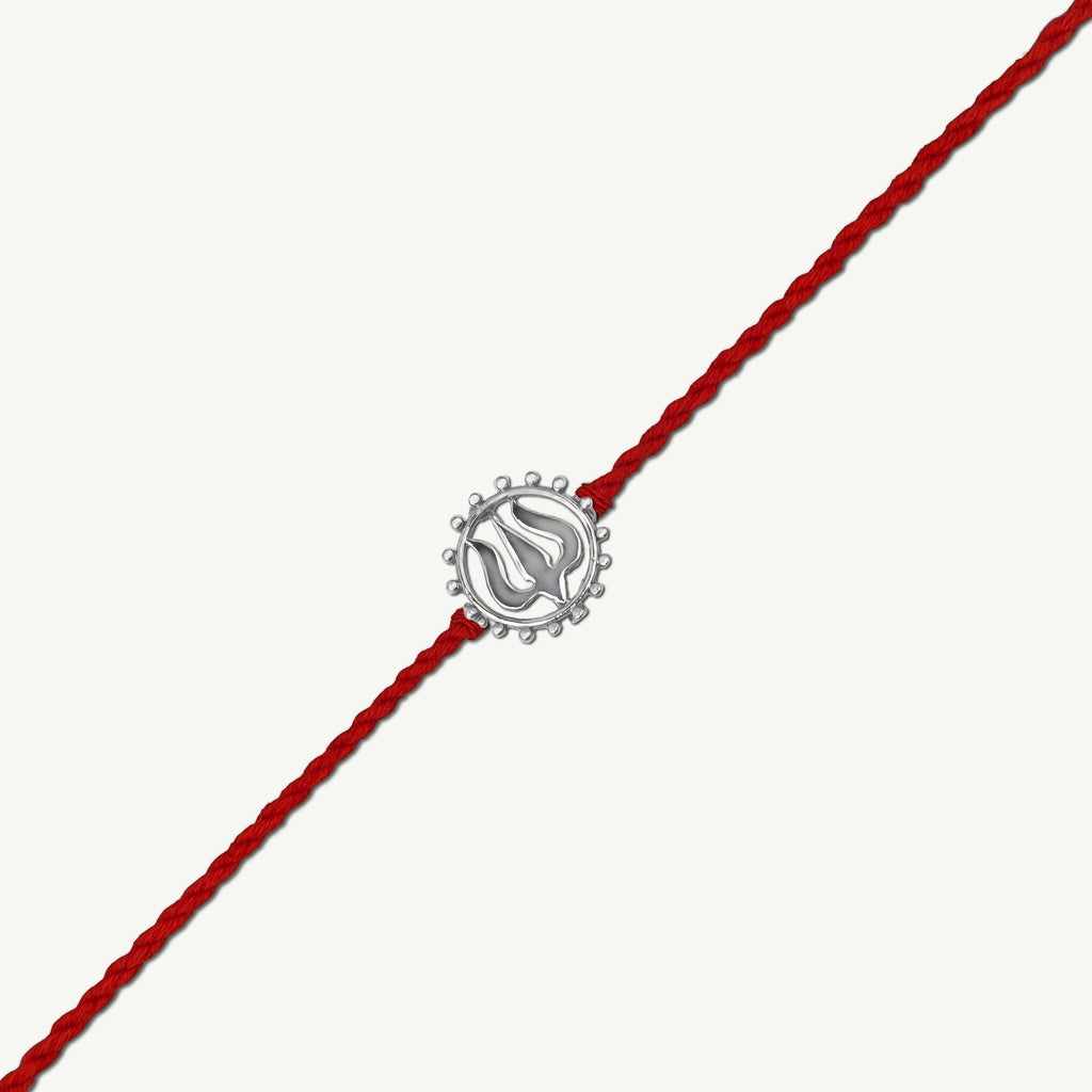 Handcrafted Trident Rakhi cum Brooch - Smith Jewels