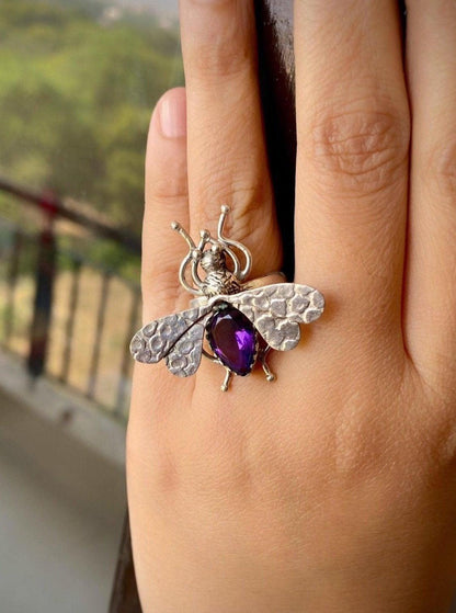 Housefly Ring (Purple) - Smith Jewels