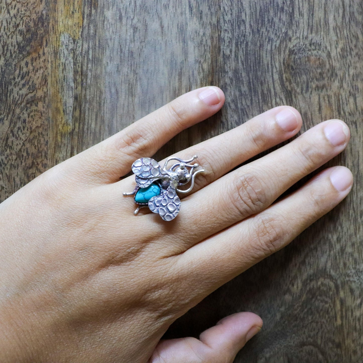 Housefly Ring ( Turquoise) - Smith Jewels