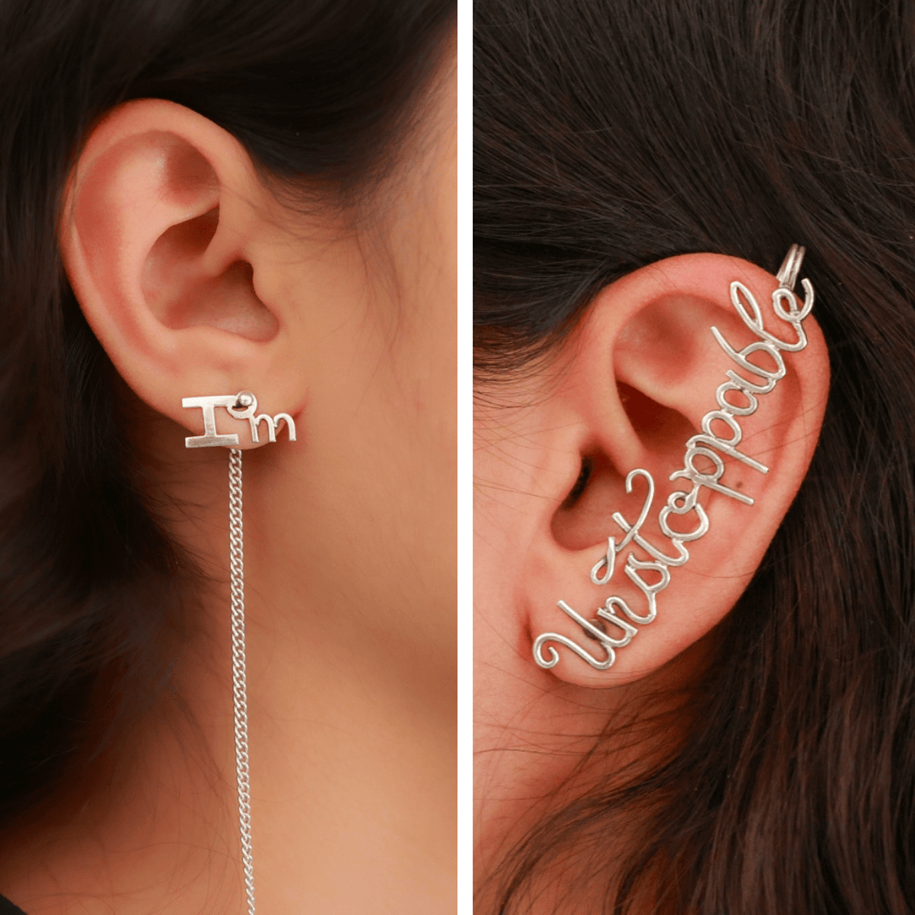 I am Unstoppable Ear cuff/Earrings - Smith JewelsEarrings