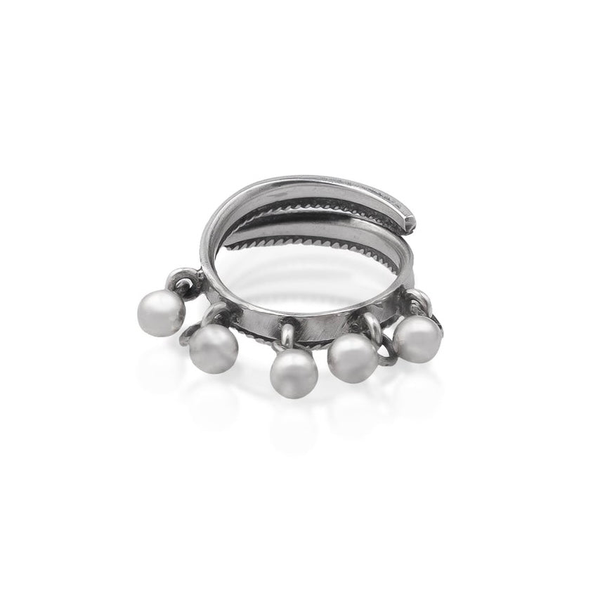 Silver Bells Stackable Ring