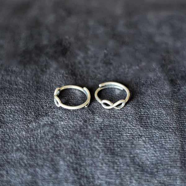 Infinity Toe-Rings (Pair)