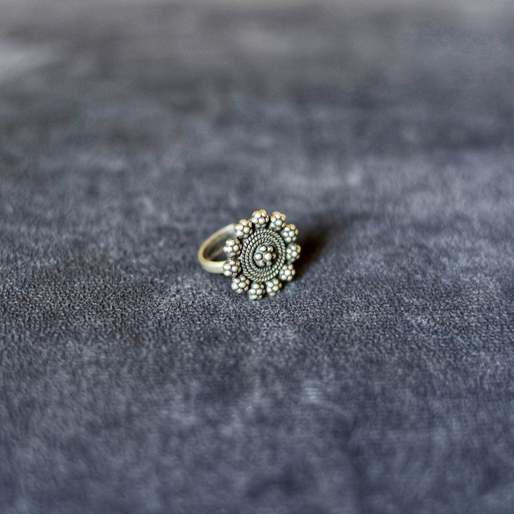 Silver Blossom Ring