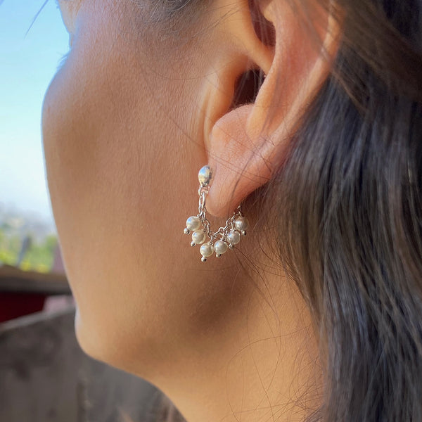 Pearl Droplets Earrings