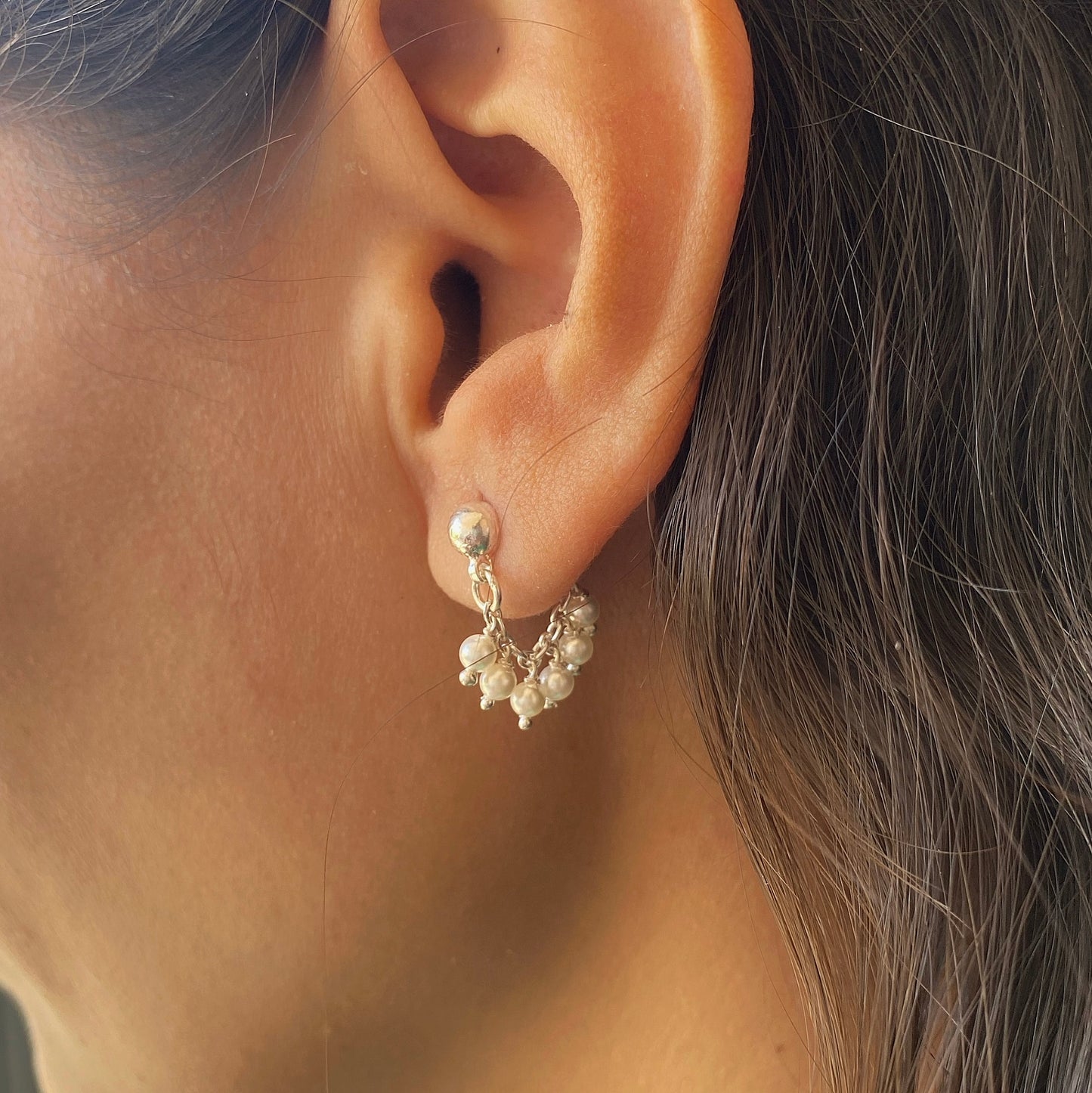 Pearl Droplets Earrings