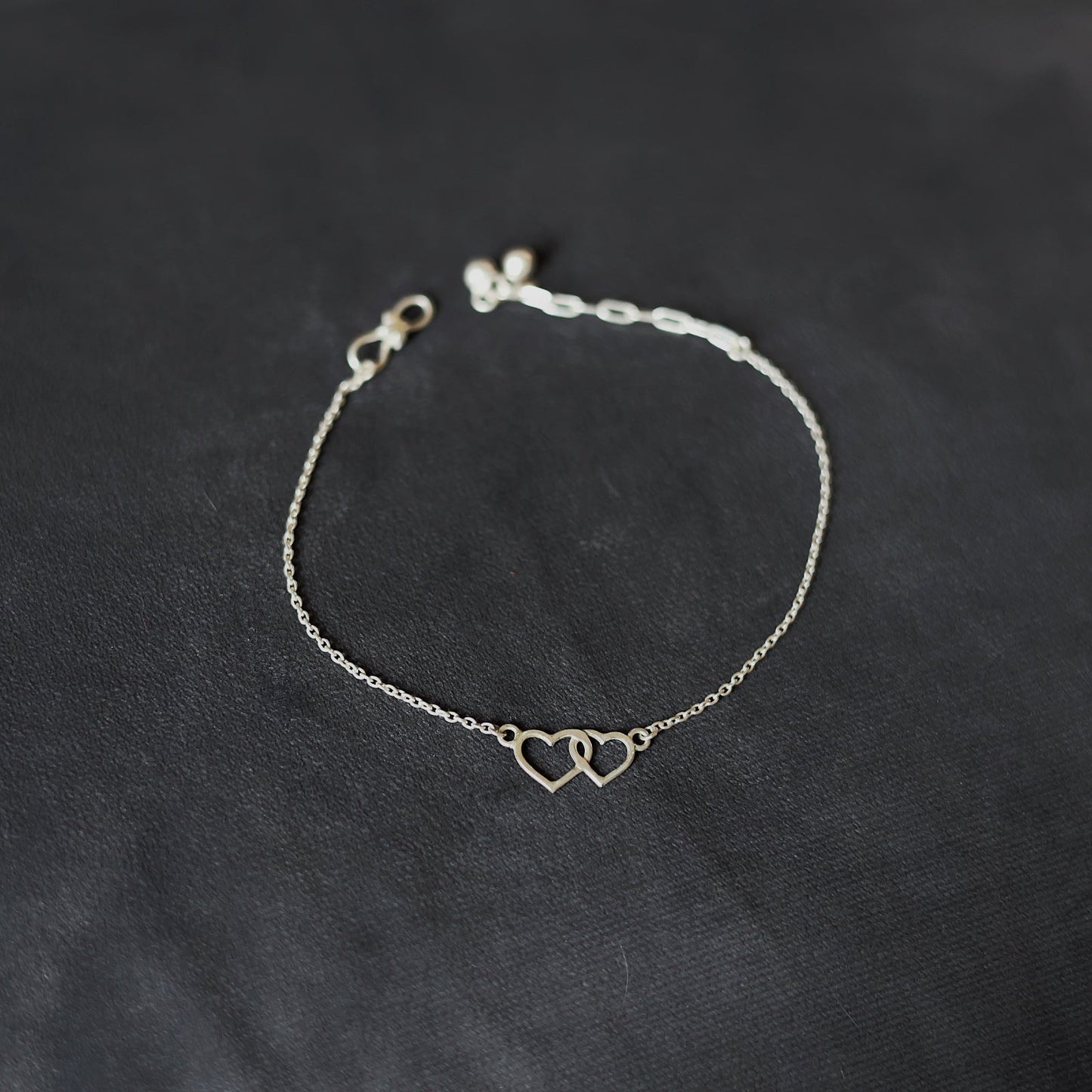 Infinity Hearts Anklet