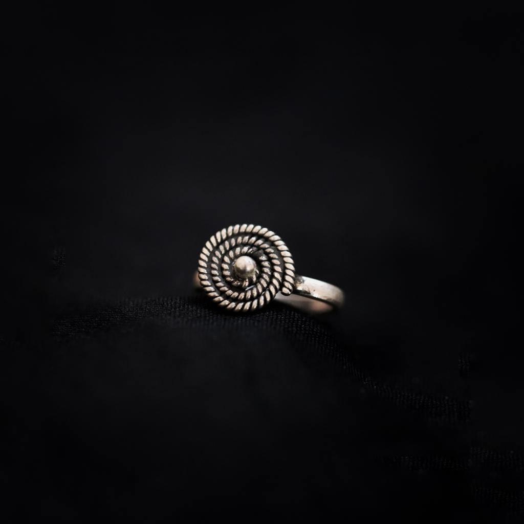 Jalebi Nose pin (wire or Clip-on) - Smith Jewels