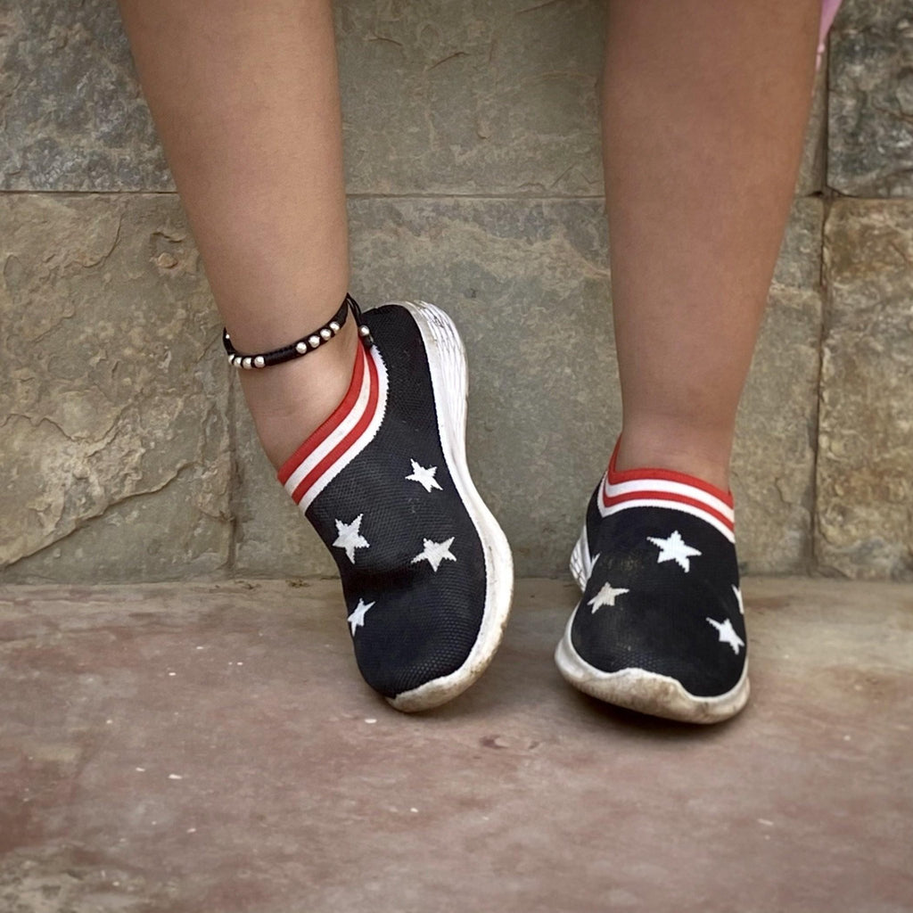 Kids Silver Ball Nazarbattu - Smith JewelsWrist Wear