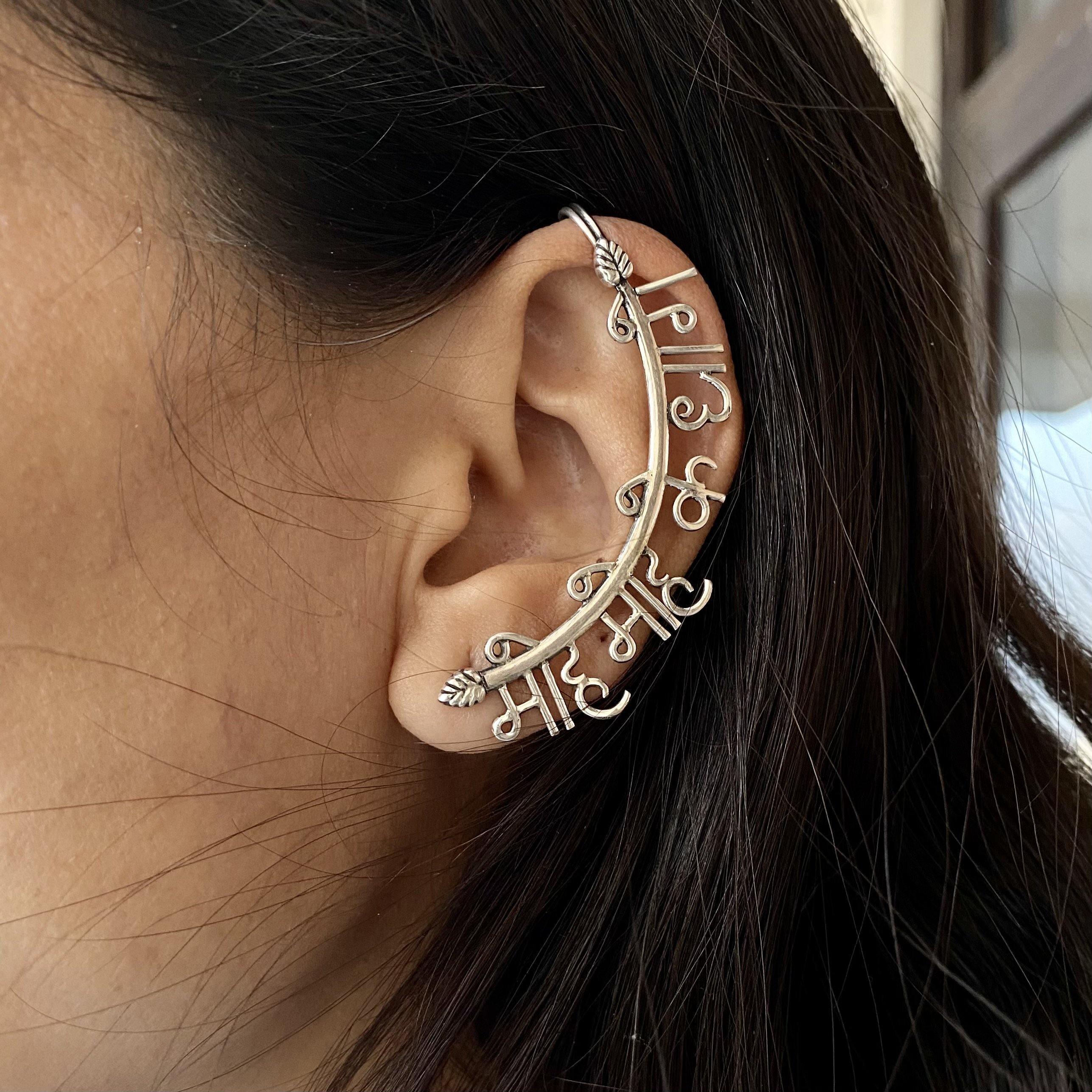 Star Ear Climber Earring - 925 Sterling Silver - Right Ear Crawler Chain  Star - FashionJunkie4Life