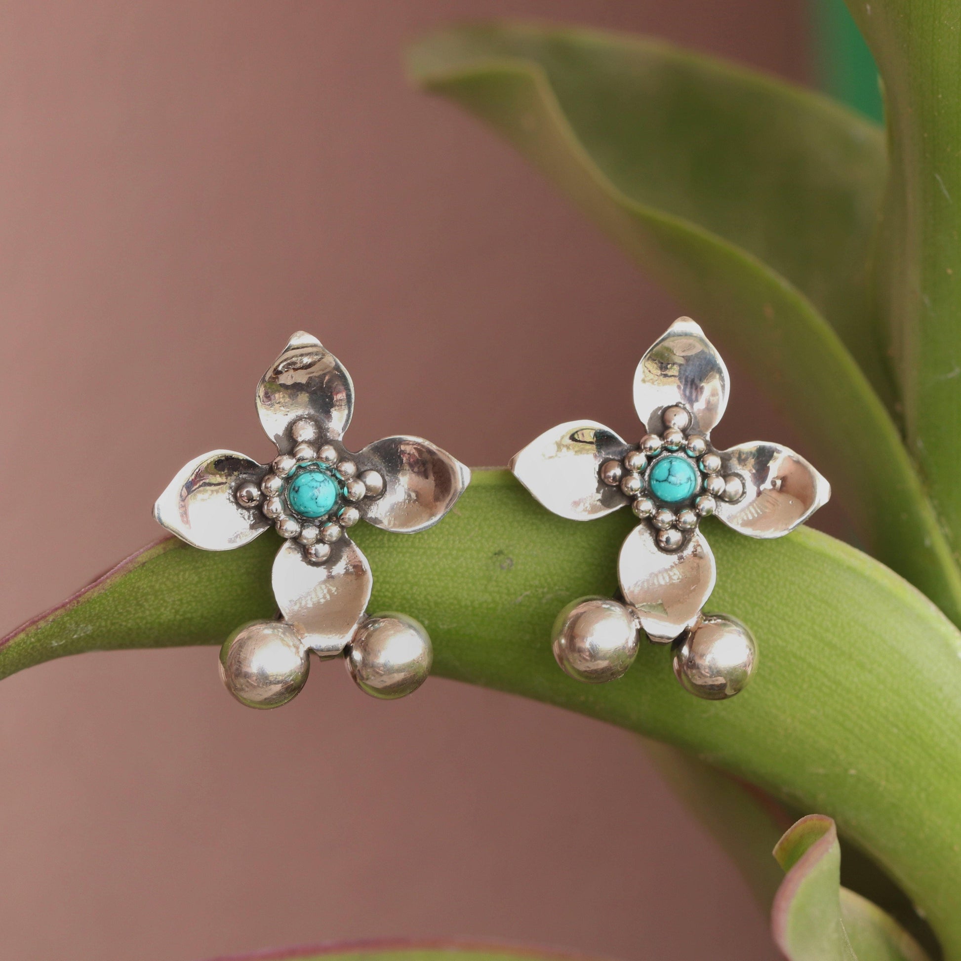 Orchid Studs Earrings - Smith Jewels