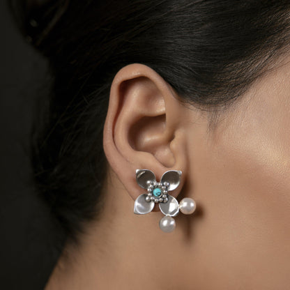 Orchid Studs Earrings - Smith Jewels