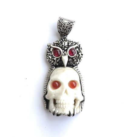 Owl Skeleton Pendant - Smith Jewels