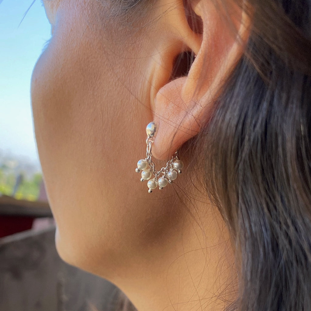 Pearl Droplets Earrings - Smith JewelsEarrings