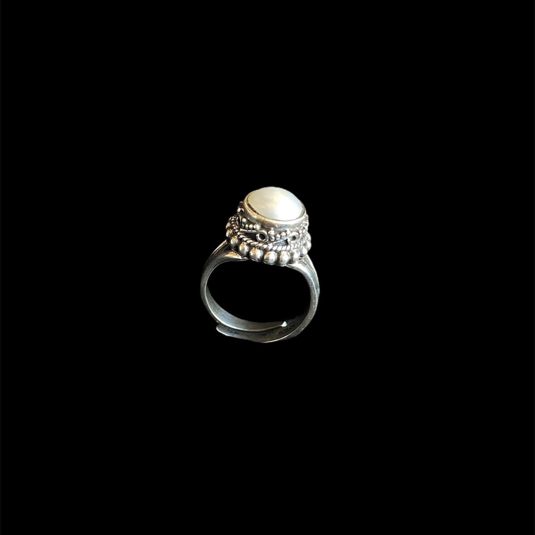 Pearl Rava Set- (Earrings | Rings | pendant) - Smith Jewels