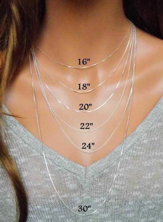 20 inch shop name necklace