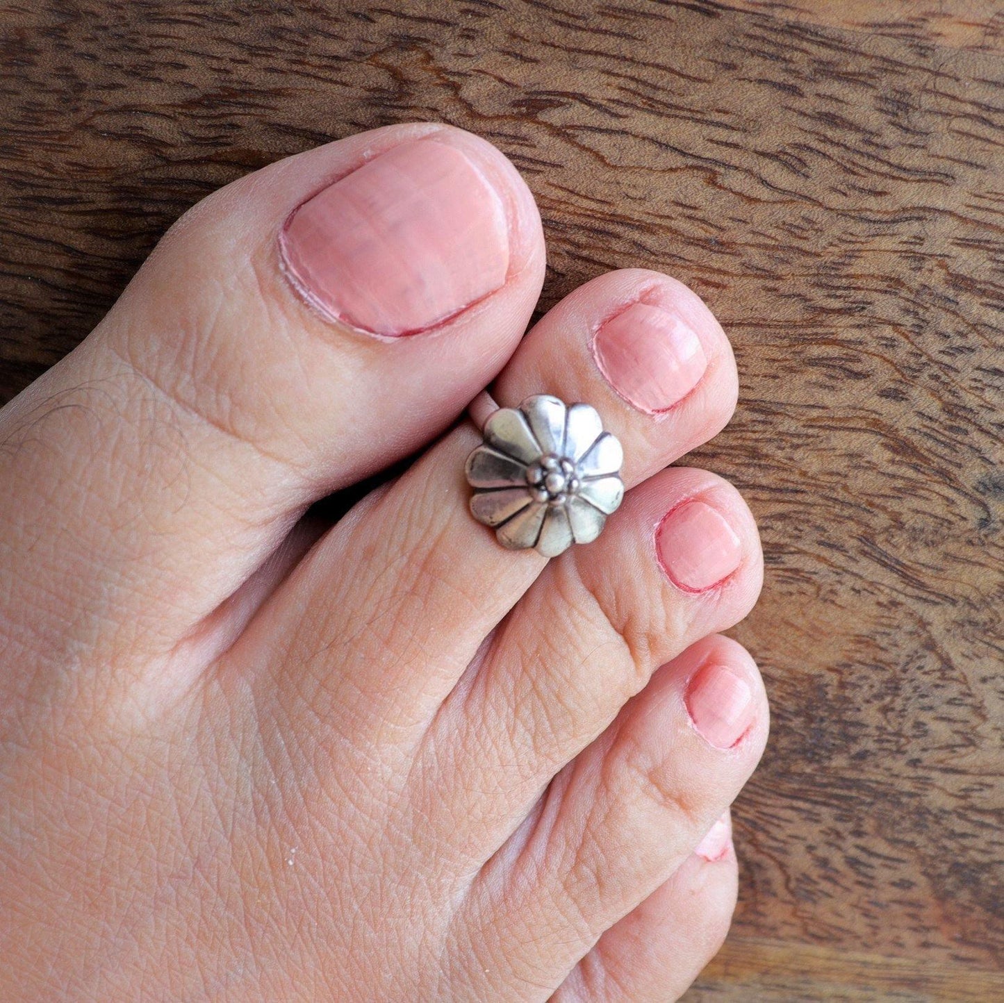 Pointed Flower Toe-ring (Pair) - Smith Jewels