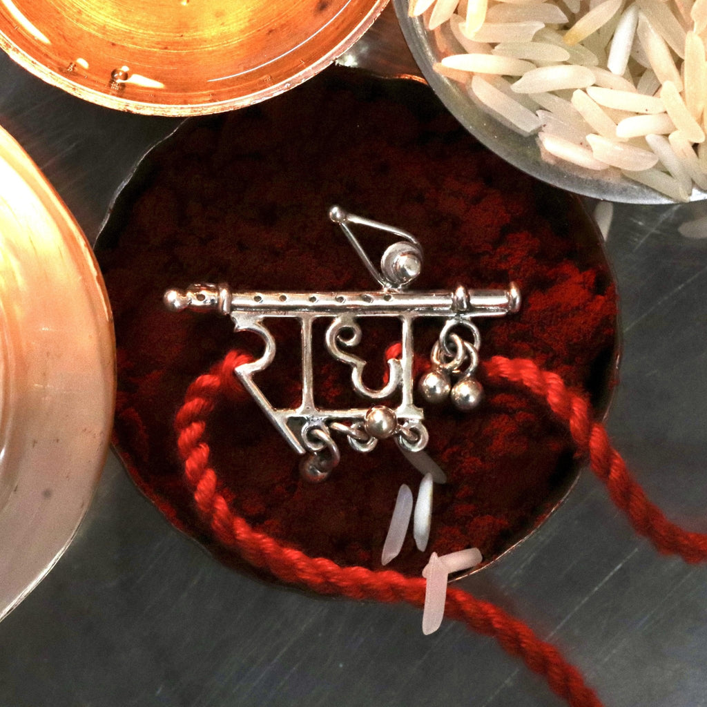Radhe Rakhi Cum Brooch - Smith JewelsRakhi
