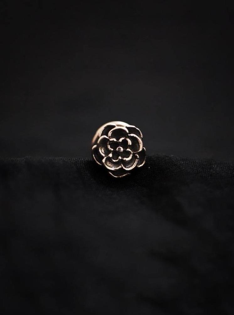 Rose Nosepin or Clip-on - Smith Jewels