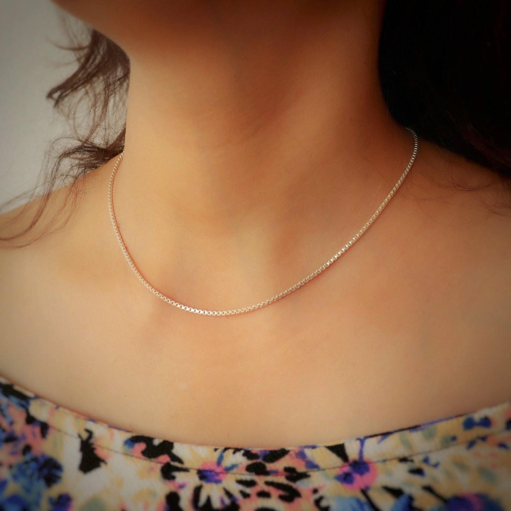 Silver Box Chain - Smith JewelsNeck Wear