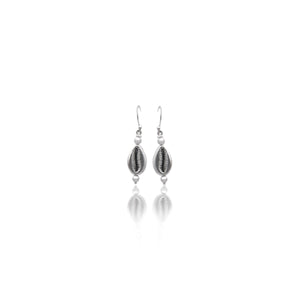 Silver Cowrie Earrings - Smith Jewels